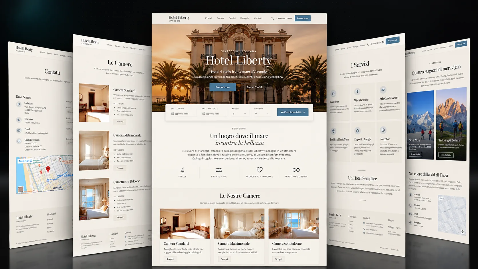 Anteprima del sito per hotel: Hotel Liberty